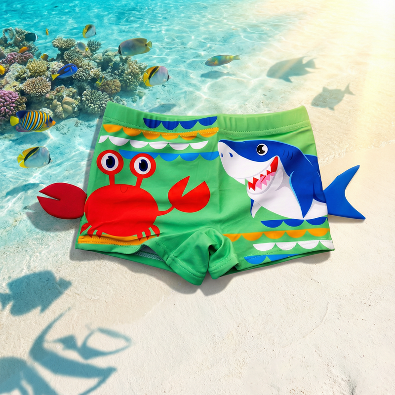 Sunga Infantil - Crab & Shark